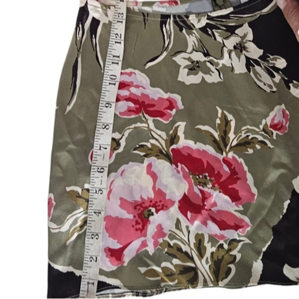 Reformation Anaya Floral Silk Two Peice Skirt Set Size 2 - Picture 10 of 13